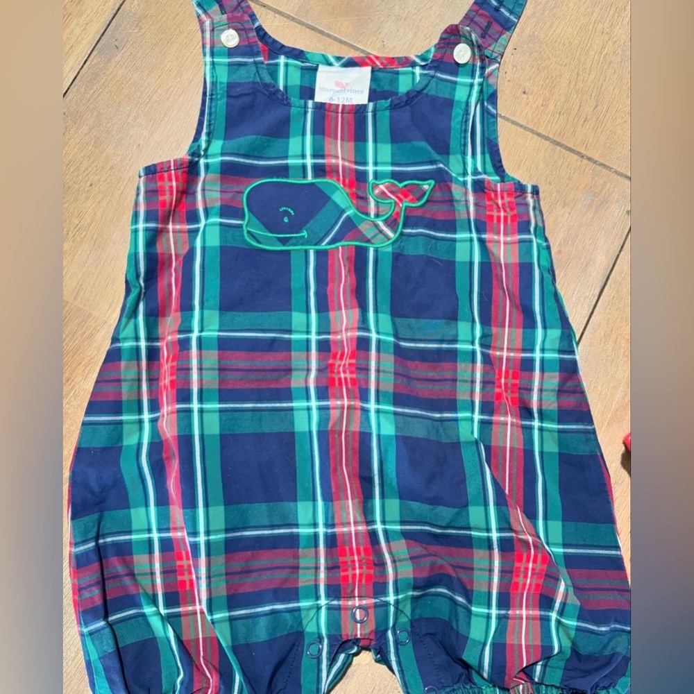 Vineyard Vines 6-12 Holiday Plaid